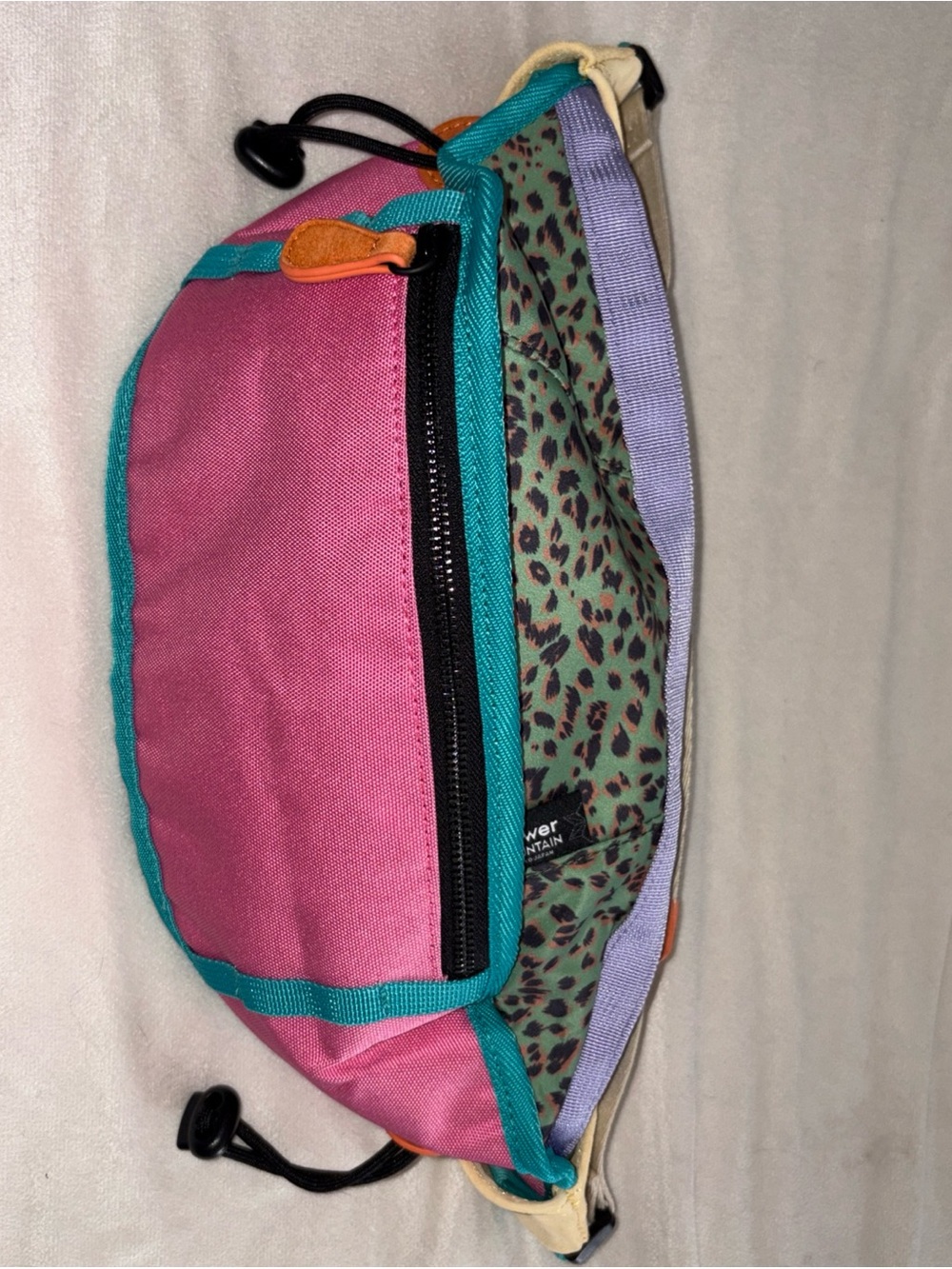 NWT Flower Mountain SHOULDER/WAIST BAG Bum bag - Pink - Picture 9 of 16